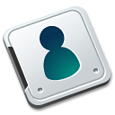 Folder contact Icon, Folder contact,The Last Order Plus,System