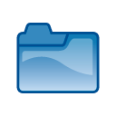 Folder blue Icon, Folder blue,Tulliana 2,System,