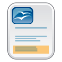 Ooo writer tpl Icon, Ooo writer tpl,Tulliana 2,System,