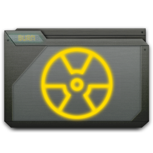 folder burn Icon, folder burn,