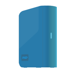 WD External HD blueberry Icon, WD External HD blueberry,WD External HD,System,