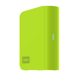 WD External HD green apple Icon, WD External HD green apple,WD External HD,System,