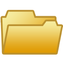 folder open Icon, folder open,Warm Toolbar,System