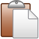paste Icon, paste,Warm Toolbar,System