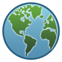 world Icon, world,Warm Toolbar,System