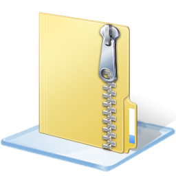 Windows 7 zip Icon, Windows 7 zip,Windows 7,System