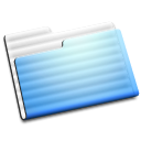 Experimental Aqua Folder Icon, Experimental Aqua Folder,World of Aqua 5,System,