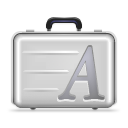 Font Suitcase Icon, Font Suitcase,World of Aqua 5,System,
