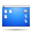 The Desktop Folder Icon, The Desktop Folder,World of Aqua CandyBar,System,