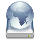 The File Server Icon, The File Server,World of Aqua CandyBar,System,