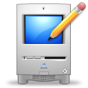 ResEdit 2 Color Classic Icon, ResEdit 2 Color Classic,World of Aqua,System,