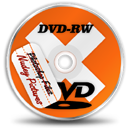 DVD RW Icon, DVD RW,Xtra Orange,System