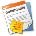 Documents Icon, Documents,Xtra Orange,System