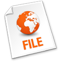 FILE Icon, FILE,Xtra Orange,System