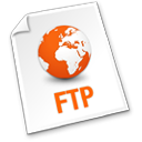 FTP Icon, FTP,Xtra Orange,System