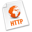 HTTP Icon, HTTP,Xtra Orange,System