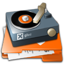 Music Folder Icon, Music Folder,Xtra Orange,System