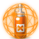 Network Icon, Network,Xtra Orange,System