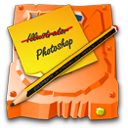 Scratch Disk Icon, Scratch Disk,Xtra Orange,System