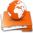 Sites Icon, Sites,Xtra Orange,System