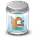 Trash Full Icon, Trash Full,Xtra Orange,System