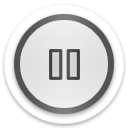 audio pause Icon, audio pause,clearDisk iconset part I,System,http://rotane.deviantart.com/art/clearDisk-iconset-part-I-58470804