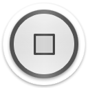 audio stop Icon, audio stop,clearDisk iconset part I,System,http://rotane.deviantart.com/art/clearDisk-iconset-part-I-58470804