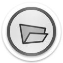 folder open Icon, folder open,clearDisk iconset part I,System,http://rotane.deviantart.com/art/clearDisk-iconset-part-I-58470804