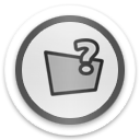 folder question Icon, folder question,clearDisk iconset part I,System,http://rotane.deviantart.com/art/clearDisk-iconset-part-I-58470804