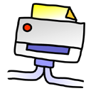 Network Printer Icon, Network Printer,eWorld X eHardware,System,
