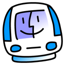 iMac Blueberry Icon, iMac Blueberry,eWorld X eHardware,System,