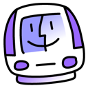 iMac Grape Icon, iMac Grape,eWorld X eHardware,System,