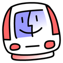 iMac Strawberry Icon, iMac Strawberry,eWorld X eHardware,System,