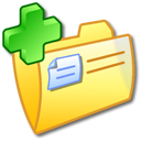 Add Folder Icon, Add Folder,iCandy Junior Toolbar,System