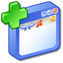 Add Window 2 Icon, Add Window 2,iCandy Junior Toolbar,System