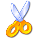 Cut Icon, Cut,iCandy Junior Toolbar,System