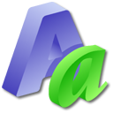 Fonts 1 Icon, Fonts 1,iCandy Junior Toolbar,System