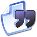 Quote 2 Icon, Quote 2,iCandy Junior Toolbar,System