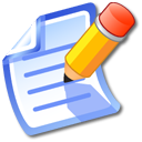 Write Icon, Write,iCandy Junior Toolbar,System