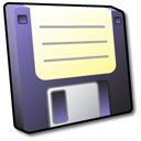Floppy Disk Black Icon, Floppy Disk Black,iCandy Junior,System,