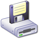 Floppy Drive 1 Icon, Floppy Drive 1,iCandy Junior,System,