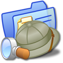 Folder Blue Explorer Icon, Folder Blue Explorer,iCandy Junior,System,