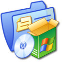 Folder Blue Software 2 Icon, Folder Blue Software 2,iCandy Junior,System,