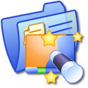 Folder Blue Themes Icon, Folder Blue Themes,iCandy Junior,System,