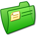 Folder Green Icon, Folder Green,iCandy Junior,System,