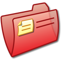 Folder Red Icon, Folder Red,iCandy Junior,System,