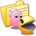 Folder Yellow Games Icon, Folder Yellow Games,iCandy Junior,System,