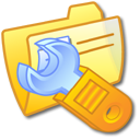 Folder Yellow Settings 2 Icon, Folder Yellow Settings 2,iCandy Junior,System,