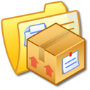 Folder Yellow Stuff Icon, Folder Yellow Stuff,iCandy Junior,System,