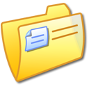 Folder Yellow Icon, Folder Yellow,iCandy Junior,System,